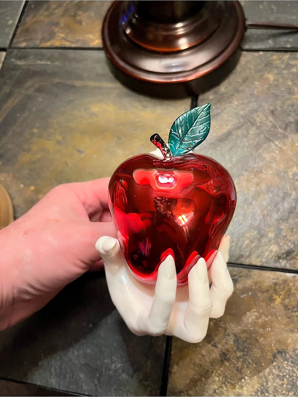 Bath & Body Works Evil Apple Witch Hand Wallflower Fragrance Plug Red & White
